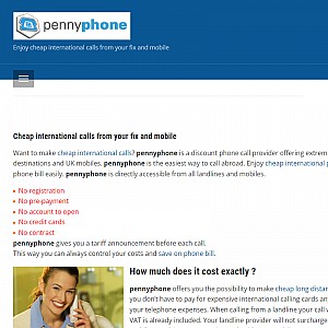 Pennyphone- Enjoy Cheap Calls Abroad from UK