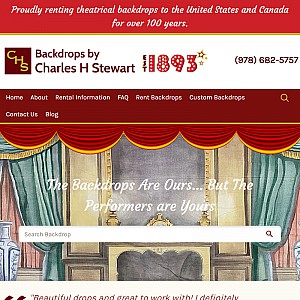 Backdrops Theater Curtains Charles H Stewart Backdrop Rental