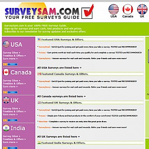 Surveysam.com - Online Paid Surveys Directory