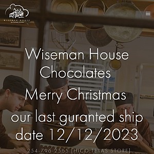 Wiseman House Fine Chocolate Truffles Unique Gourmet Gifts