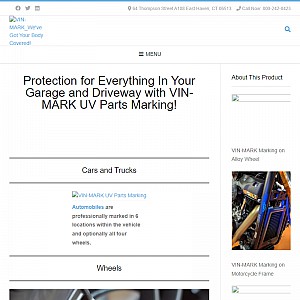 Vehicle Theft Recovery - Vinmark - Vehicle Marking, Anti Theft Vehicle Device