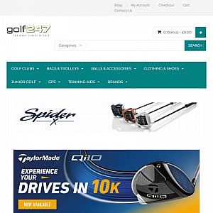 Golfing Store with Branded Golf Clubs