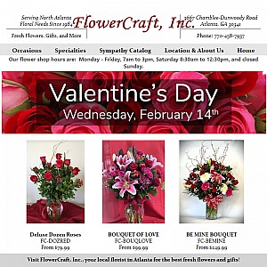 Flowercraft Inc - Atlanta, GA, 30341 - Delivering Fresh Flowers and Gifts