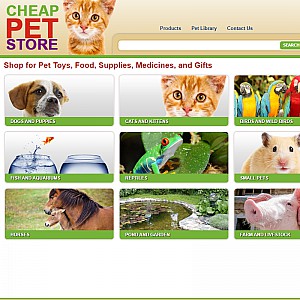 Discount Pet Supplies and Pet Products for Dogs, Cats, Birds, Fish, Horses, Reptiles and Small Pets....