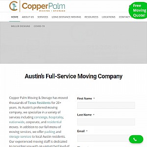 Copper Palm Moving