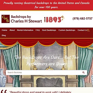 Backdrops Theater Curtains Charles H Stewart Backdrop Rental