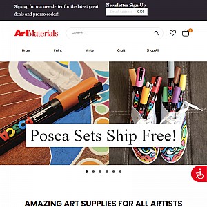 Great Discounts on Art Supplies