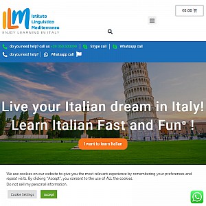 Offers Courses on Italian Language