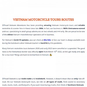 Vietnam on Motorbike