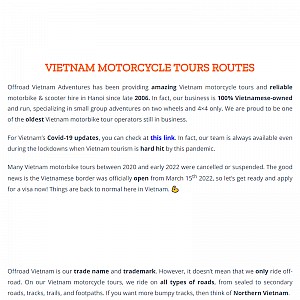 Vietnam on Motorbike