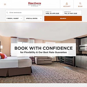 Hotel Reservations for Hawthorn Suites Hotel Rooms