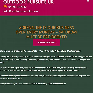 Paintball in Kent from Outdoor Pursuits