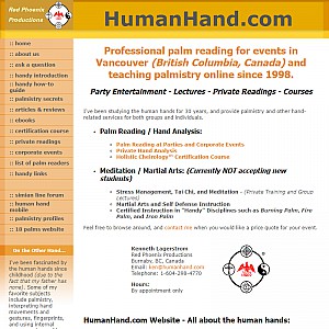 Humanhand.com - Palmistry, Cheirology, and Other Handy Stuff
