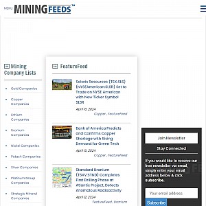 Tips on Canadian Mining