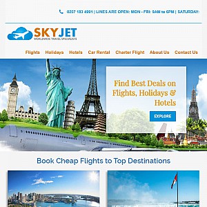 Wide Range of Flights