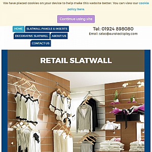 Shopfitting Manufacturer of Slatwall Panels