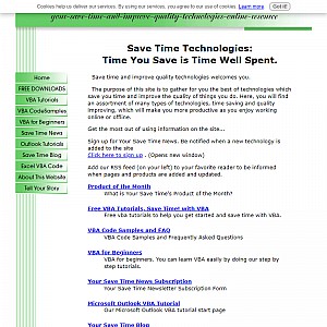 Your Save Time and Improve Quality Technologies Online Resource