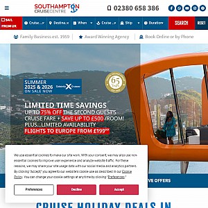 Cruise Holidays from the Save'n'sail Cruise Village - Homepage