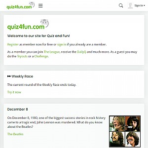 Hundreds of Quizzes