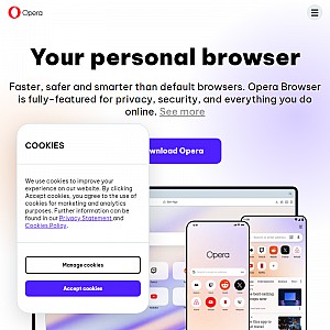Opera Browser | Faster &Amp; Safer Internet | Free Download