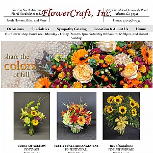 Flowercraft Inc - Atlanta, GA, 30341 - Delivering Fresh Flowers and Gifts