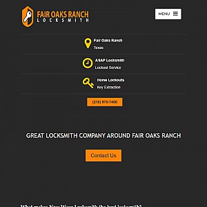 Locksmith in Fair Oaks Ranch