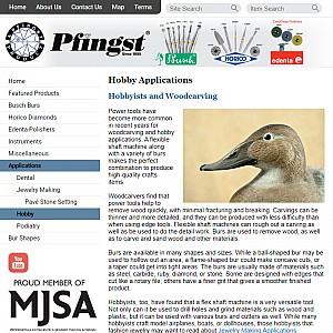 Selection of Rotary Burs