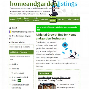 Home and Garden Listings